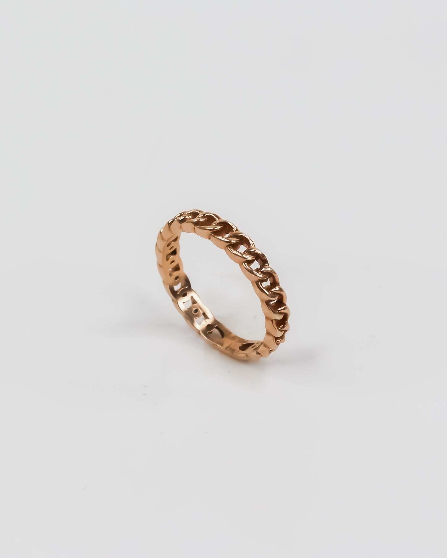 Chain Loop Ring (rose gold)