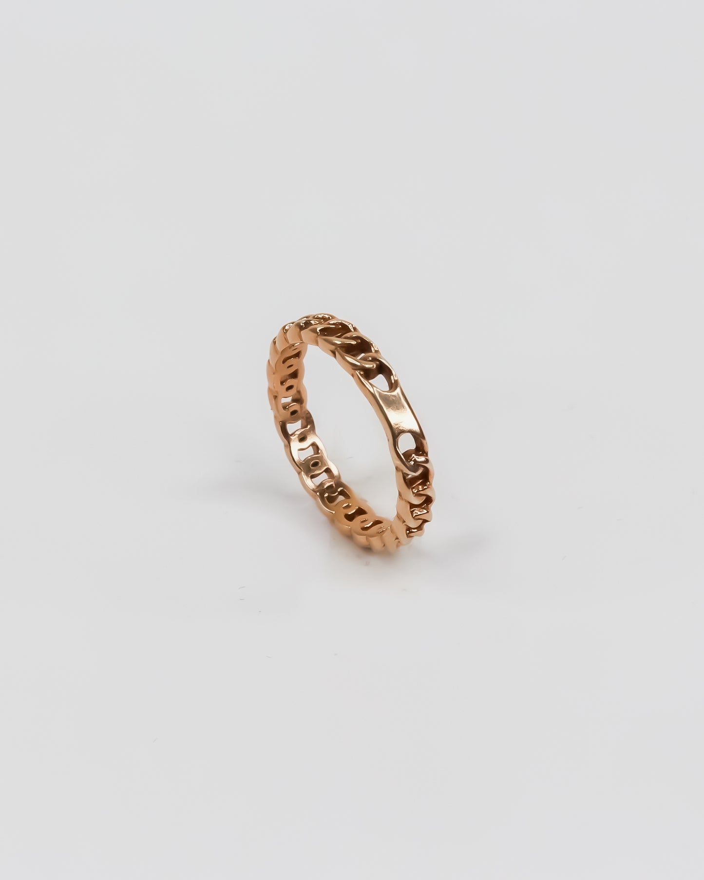 Chain Loop Ring (rose gold)